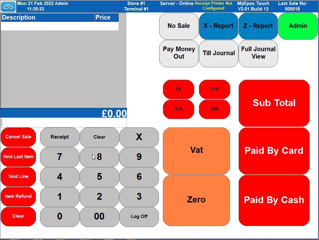 Cash Register Replacment
